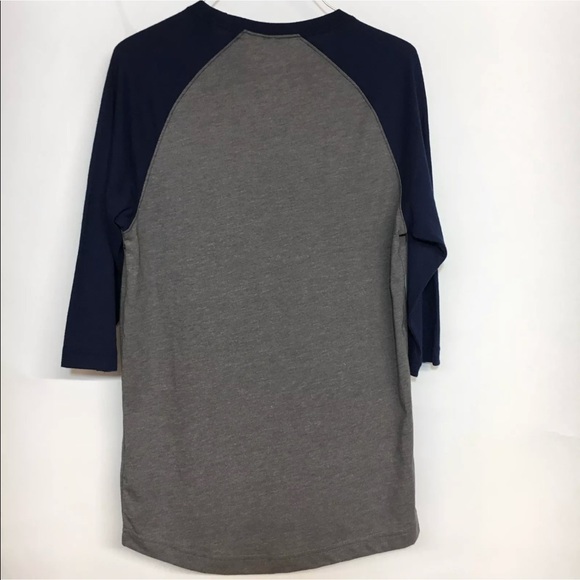 MLB BosTon Red Sox 3/4 Sleeve Men's Logo Tee - Picture 2 of 3